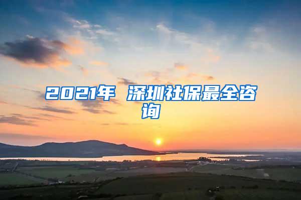 2021年 深圳社保最全咨询