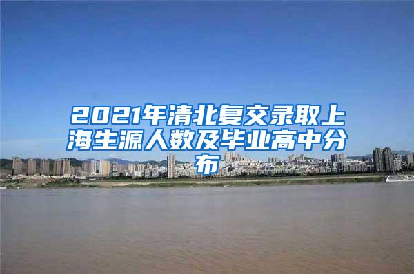 2021年清北复交录取上海生源人数及毕业高中分布