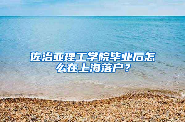 佐治亚理工学院毕业后怎么在上海落户？