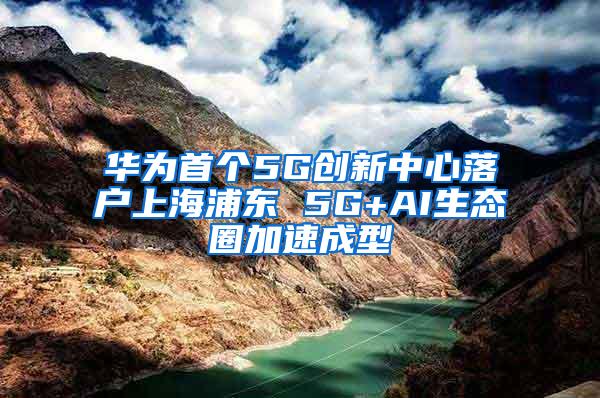 华为首个5G创新中心落户上海浦东 5G+AI生态圈加速成型