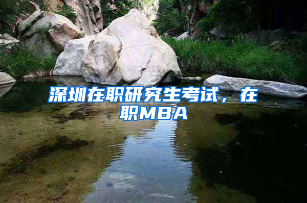 深圳在职研究生考试，在职MBA