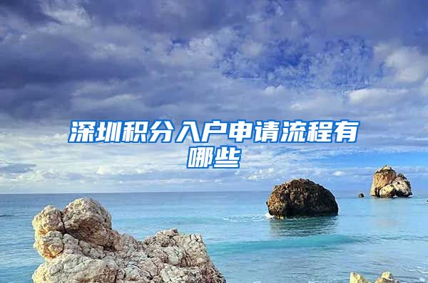 深圳积分入户申请流程有哪些