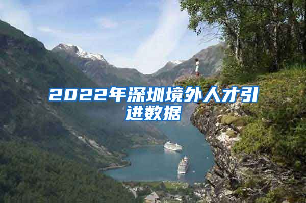 2022年深圳境外人才引进数据