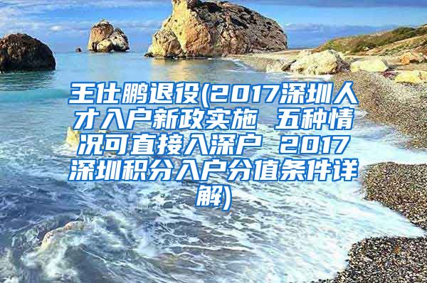 王仕鹏退役(2017深圳人才入户新政实施 五种情况可直接入深户 2017深圳积分入户分值条件详解)