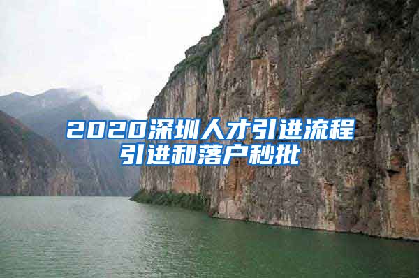 2020深圳人才引进流程引进和落户秒批