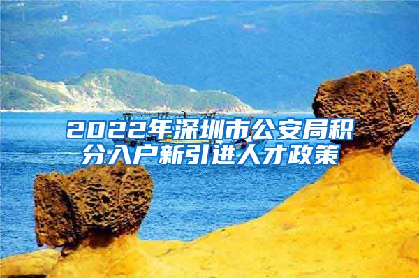 2022年深圳市公安局积分入户新引进人才政策