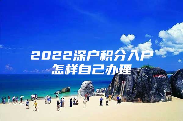 2022深户积分入户怎样自己办理