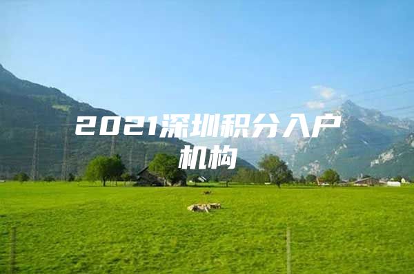 2021深圳积分入户机构