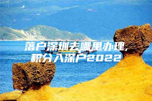 落户深圳去哪里办理,积分入深户2022